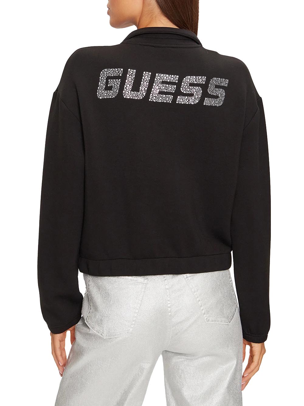 Guess Felpa Donna V4bq14 K7uw2 Nero