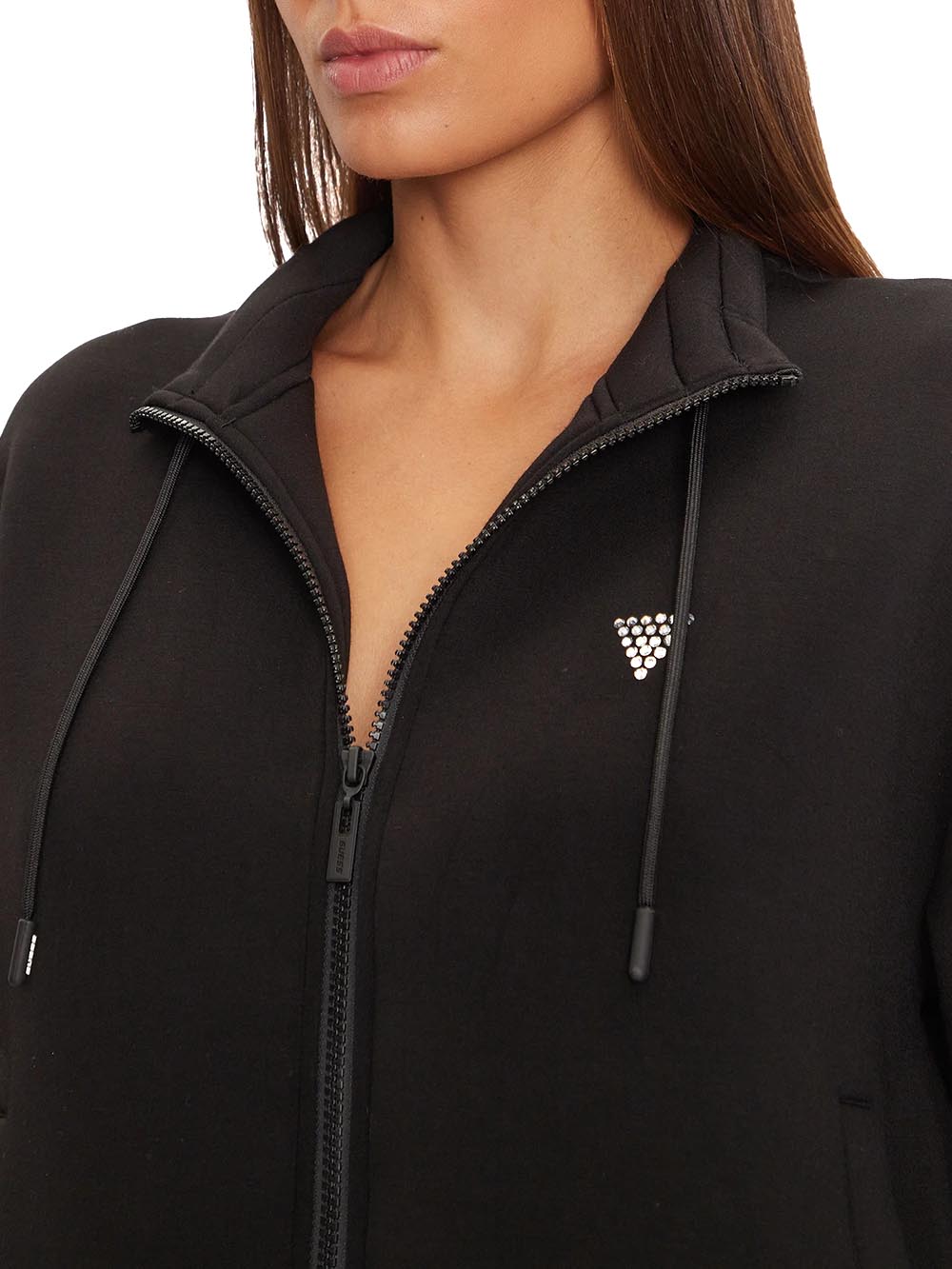 Guess Felpa Donna V4bq14 K7uw2 Nero