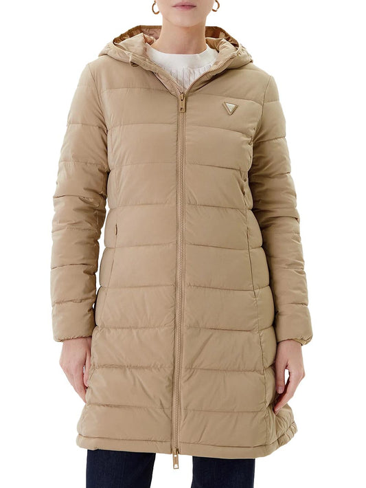 Guess Giubbino Donna V4yl05 Wf3x0 Beige