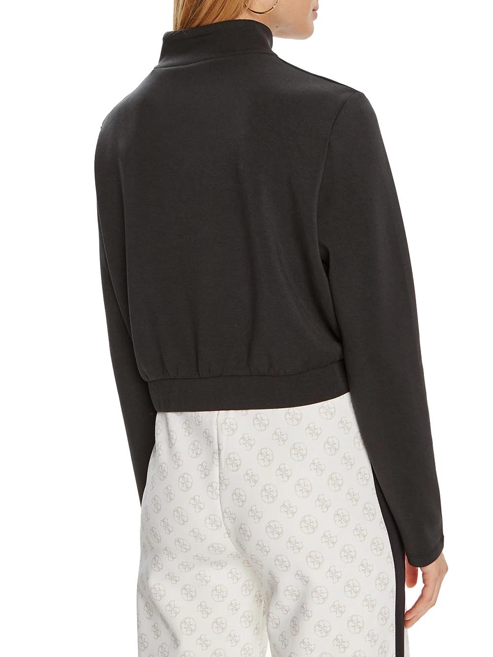 Guess Felpa Donna V4yq05 Kcay2 Nero