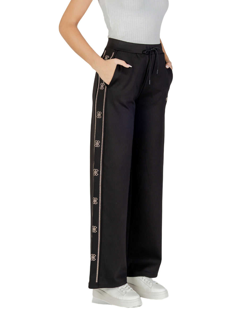 Guess Pantalone Donna V5bb12 Kcx22 Nero