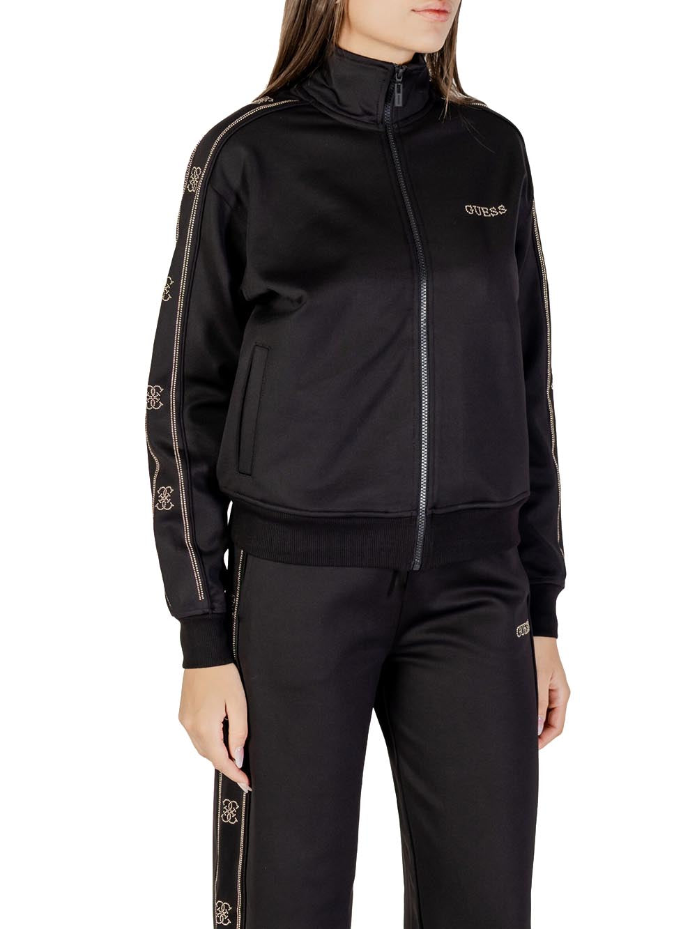 Guess Felpa Donna V5bq15 Kcx22 Nero