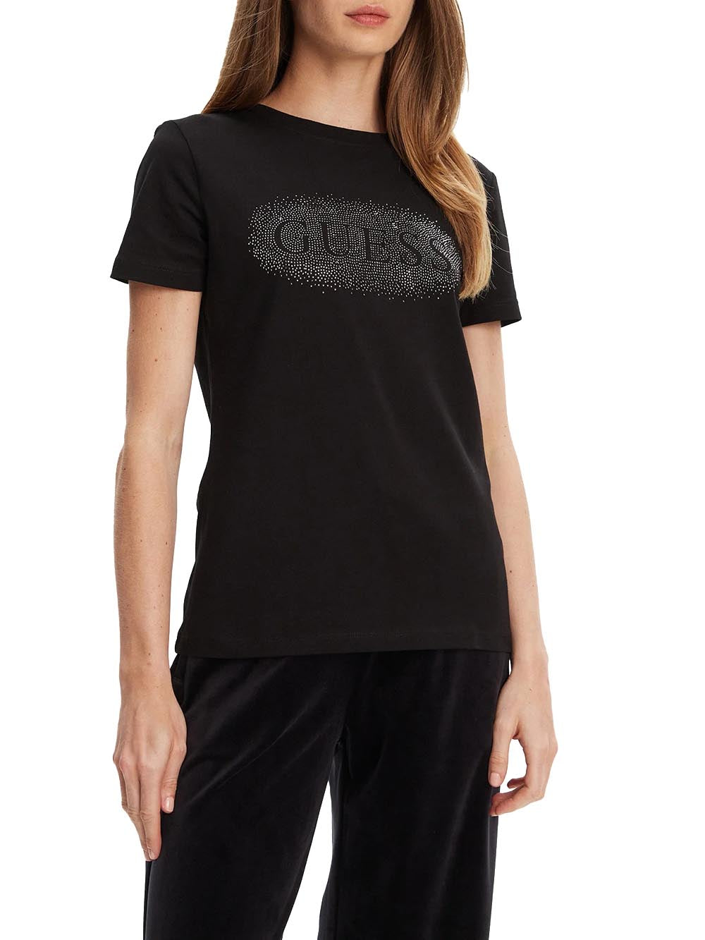Guess T-shirt Donna V5yi08 J1314 Nero