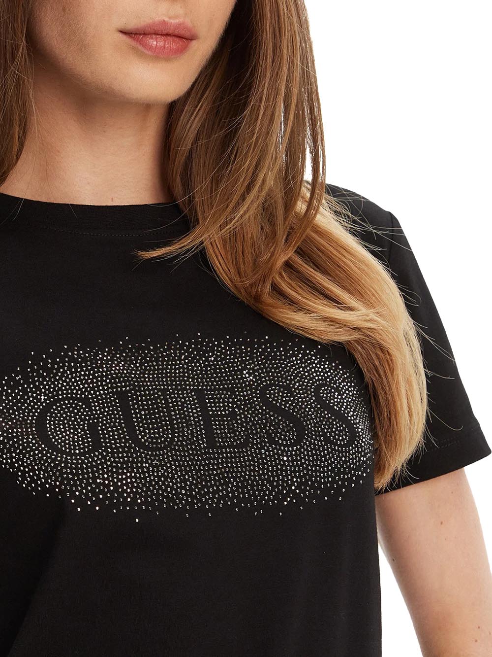 Guess T-shirt Donna V5yi08 J1314 Nero