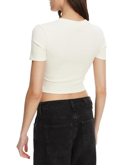 Guess T-shirt Donna V5yp08 K8rt2 Panna