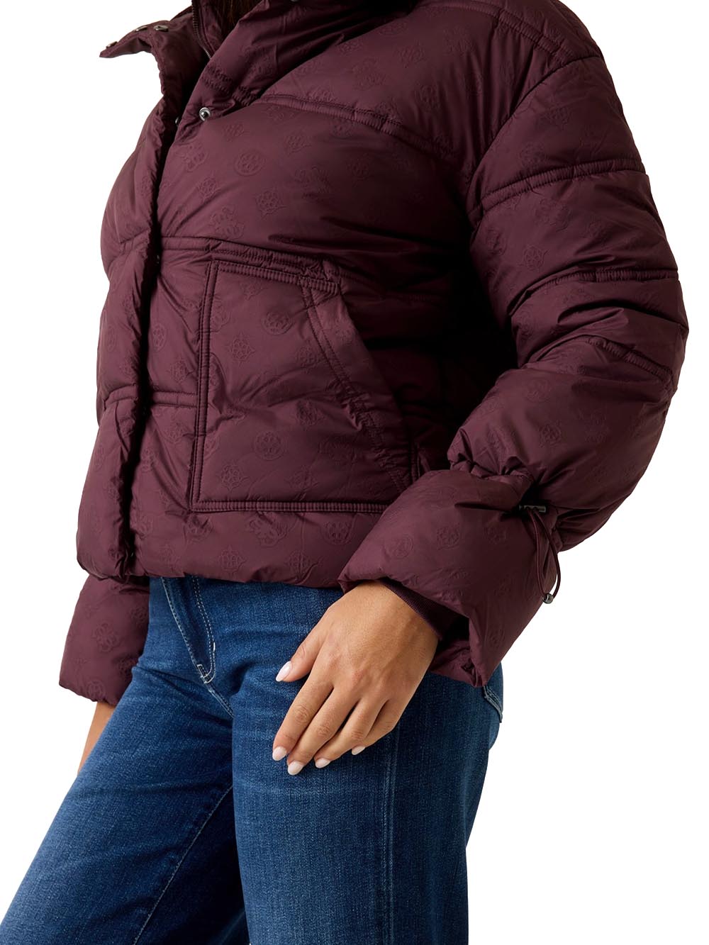 Guess Giubbino Donna W5bl43w2902 Bordeaux