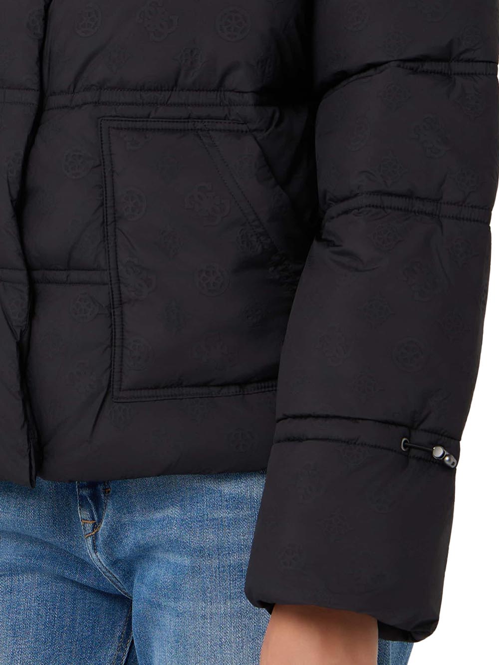 Guess Giubbino Donna W5bl43w2902 Nero