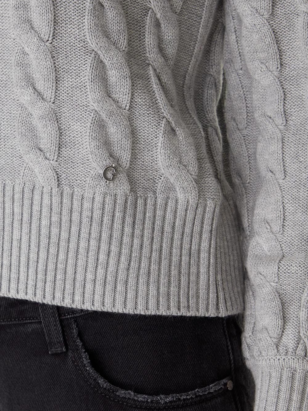 Guess Maglia Donna W5br30 Z1192 Grigio chiaro