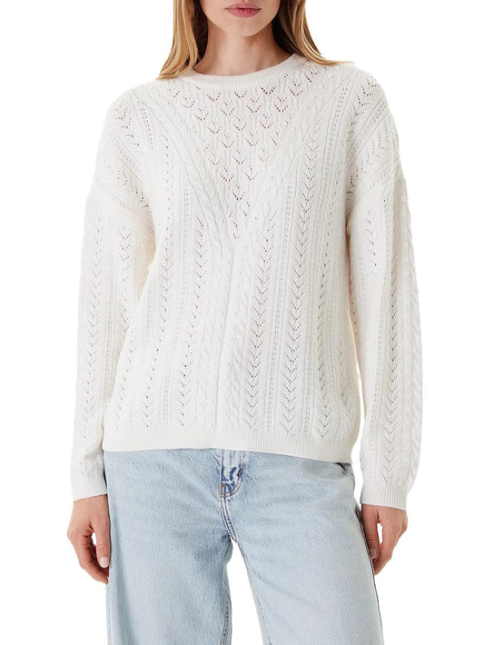 Guess Maglia Donna W5yr56 Z2zk2 Panna