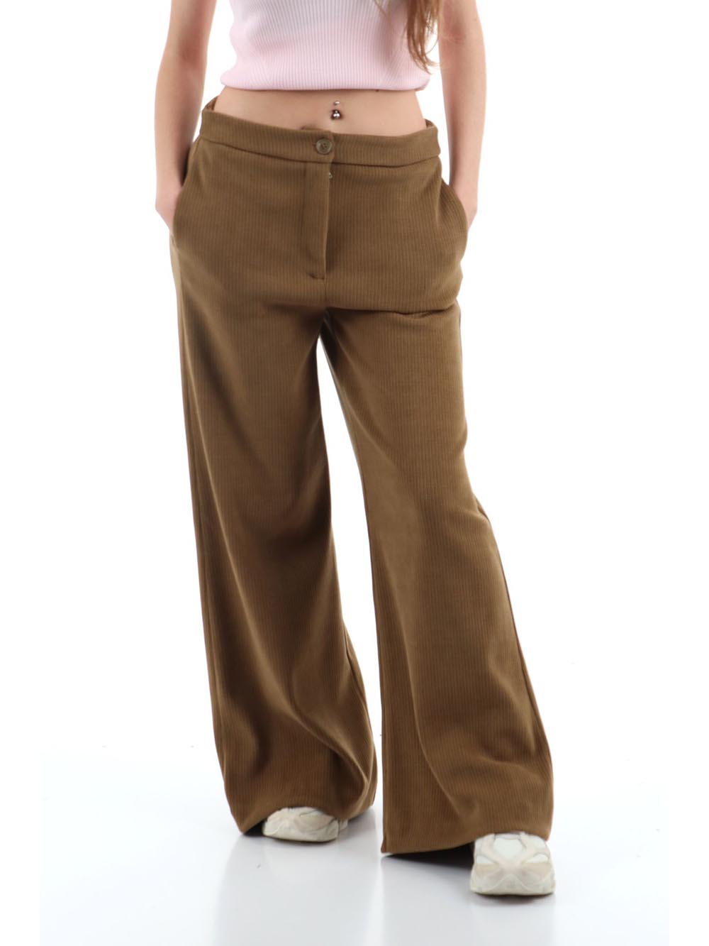 I AM Pantalone Donna P2842 Cognac