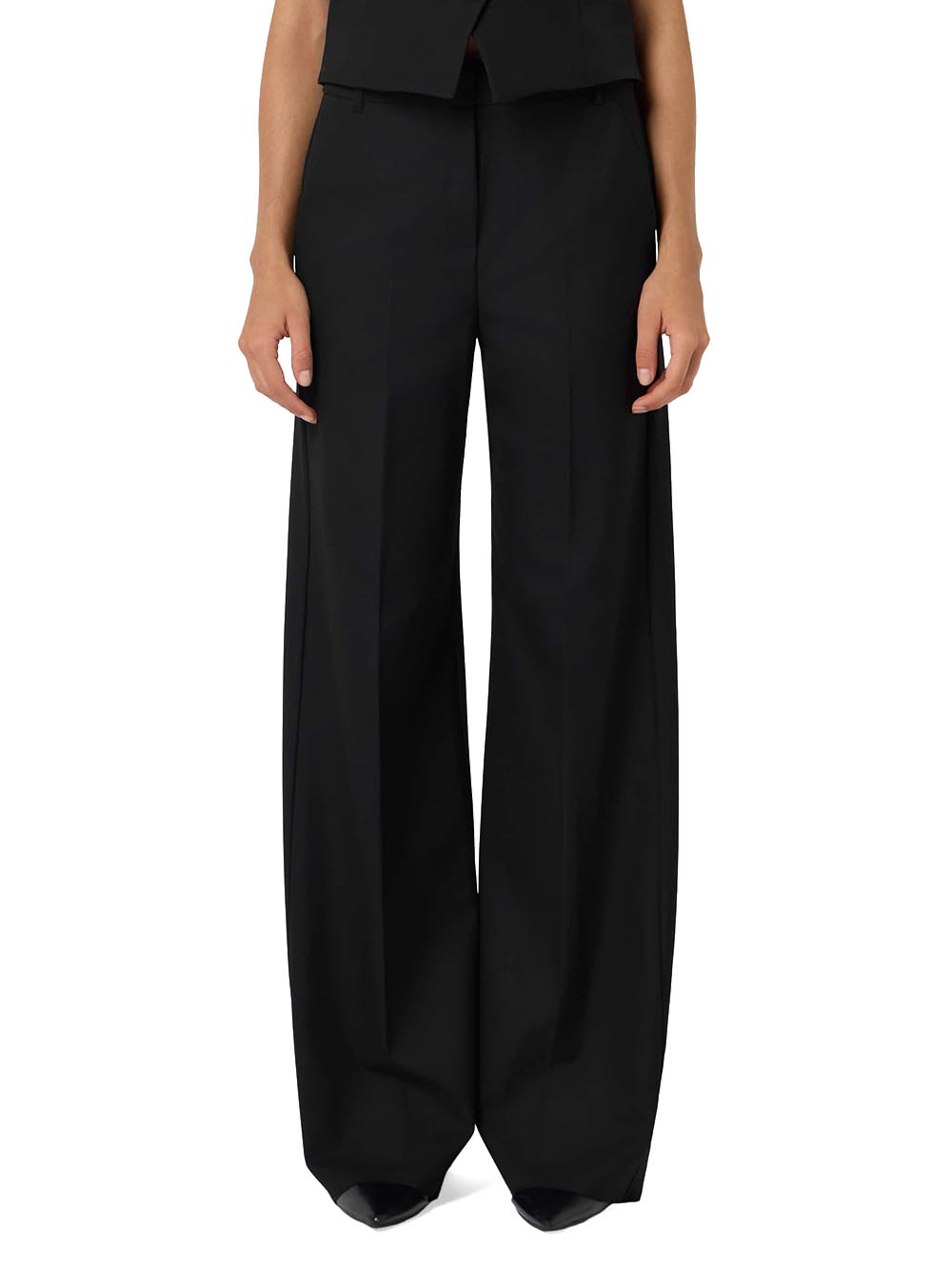 iBlues Pantalone Donna 2527136091200 Nero