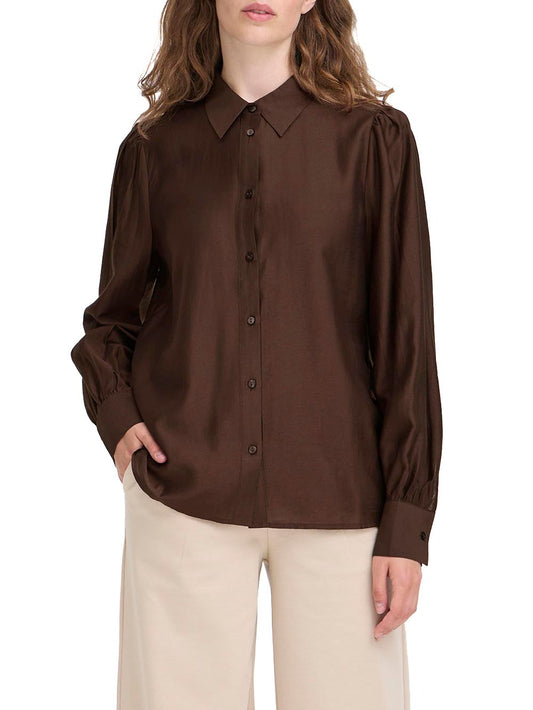 ICHI Camicia Donna 20121889 Marrone