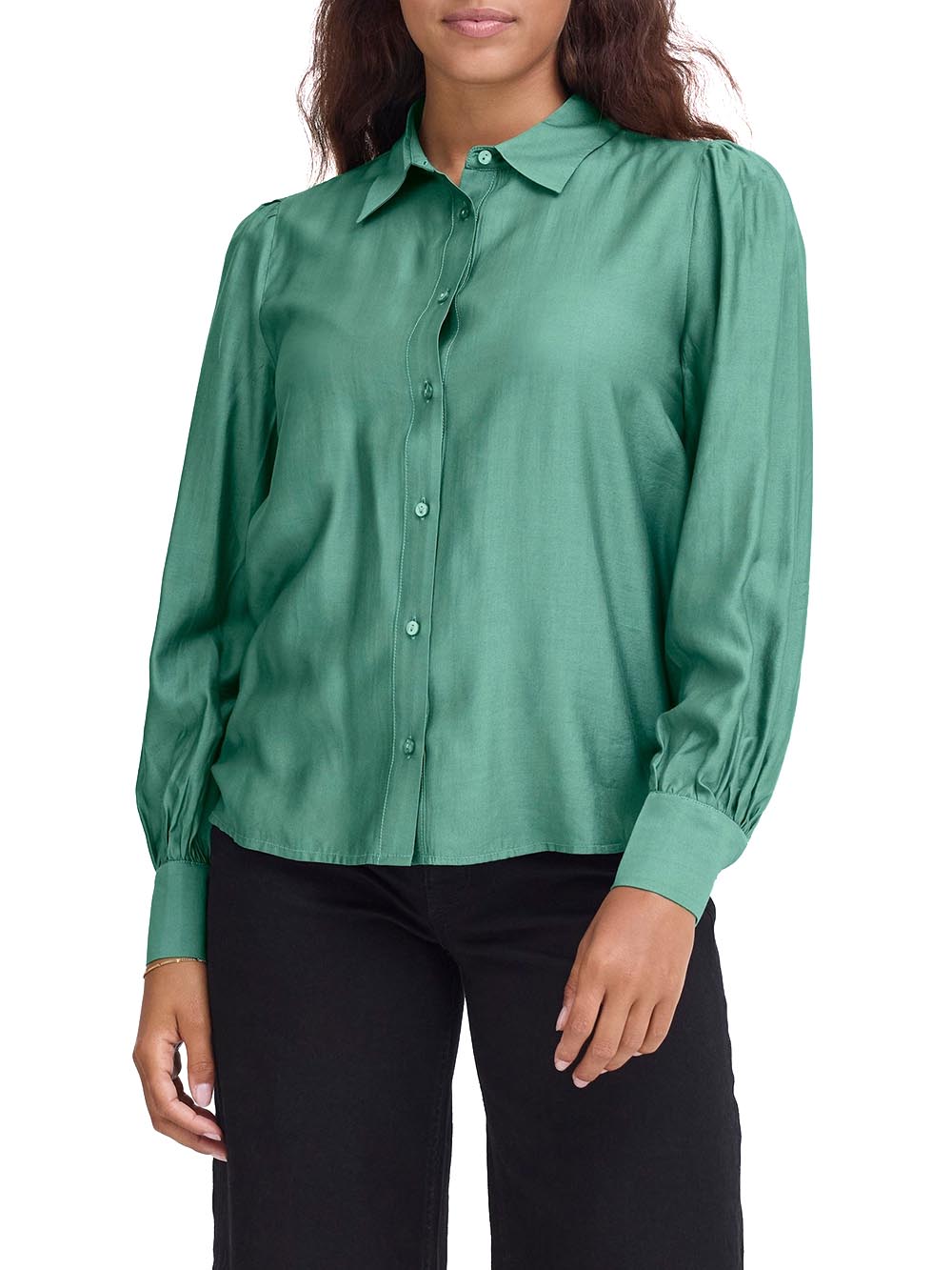 ICHI Camicia Donna 20121889 Verde
