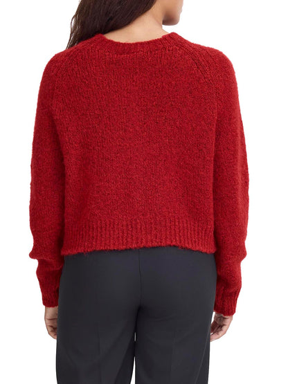 ICHI Cardigan Donna 20124347 Rosso