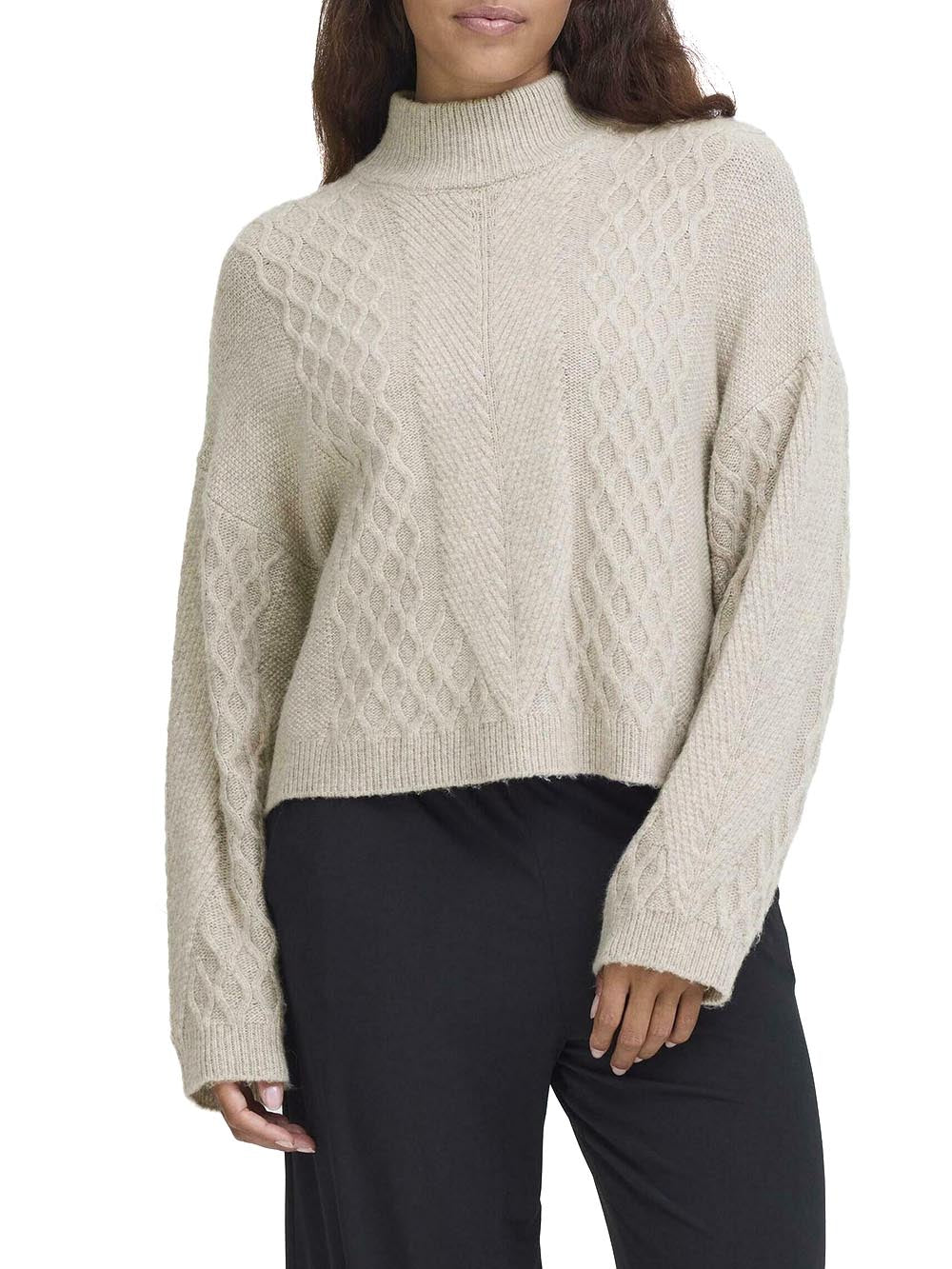 ICHI Maglia Donna 20124555 Tortora