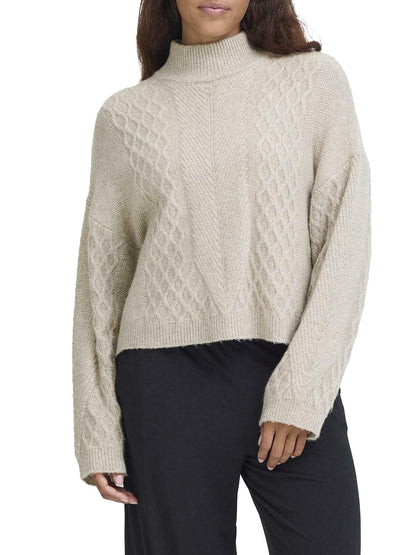 ICHI Maglia Donna 20124555 Tortora