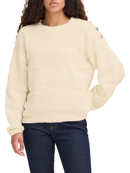 ICHI Maglia Donna 20124627 Beige