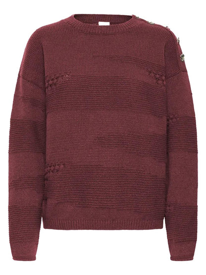 ICHI Maglia Donna 20124627 Bordò