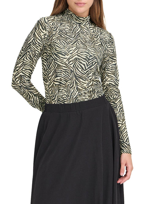 ICHI Maglia Donna 20124638 Beige nero