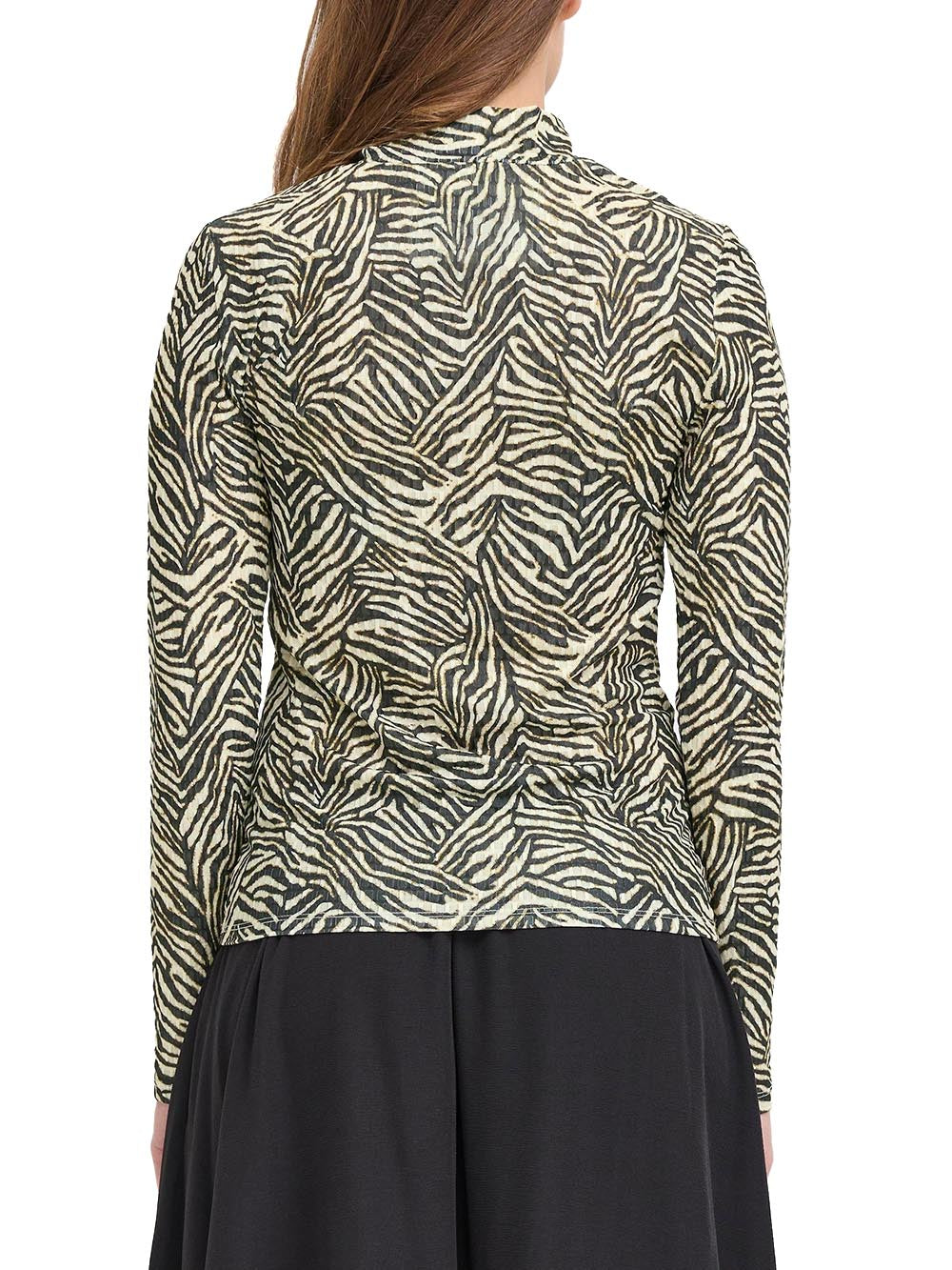 ICHI Maglia Donna 20124638 Beige nero