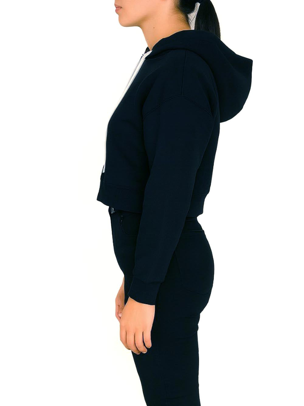 ICON Felpa Donna Icdf2w6f006 Nero