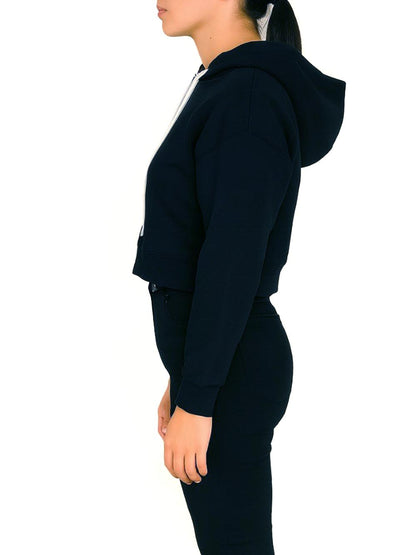 ICON Felpa Donna Icdf2w6f006 Nero