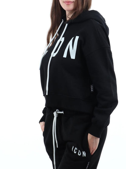 ICON Felpa Donna Icdf2w6f020 Nero