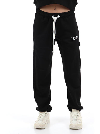 ICON Pantalone Uomo Icdf2w6p003 Nero