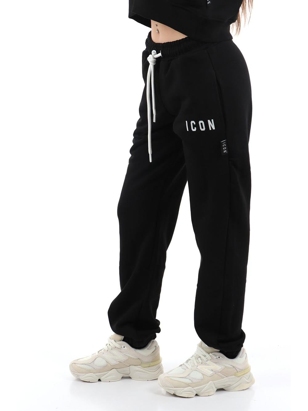 ICON Pantalone Uomo Icdf2w6p003 Nero