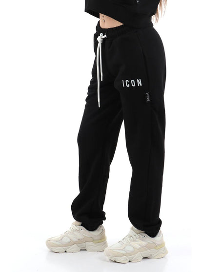 ICON Pantalone Uomo Icdf2w6p003 Nero