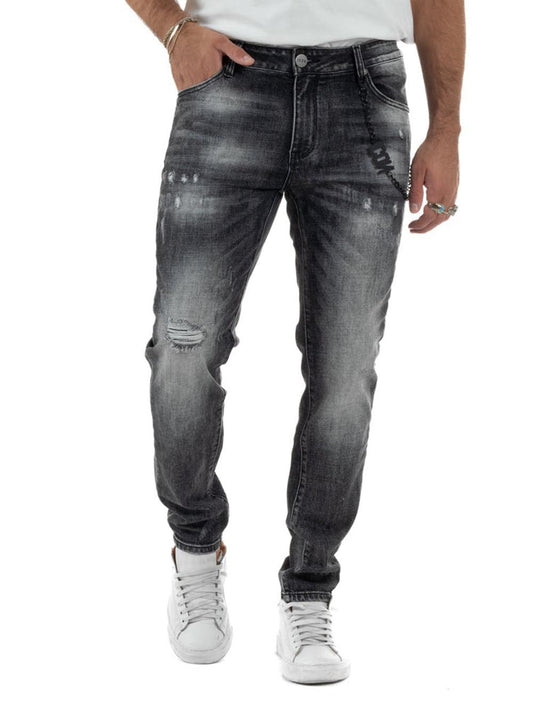 ICON Jeans Uomo Icuf2w6d006 Grigio