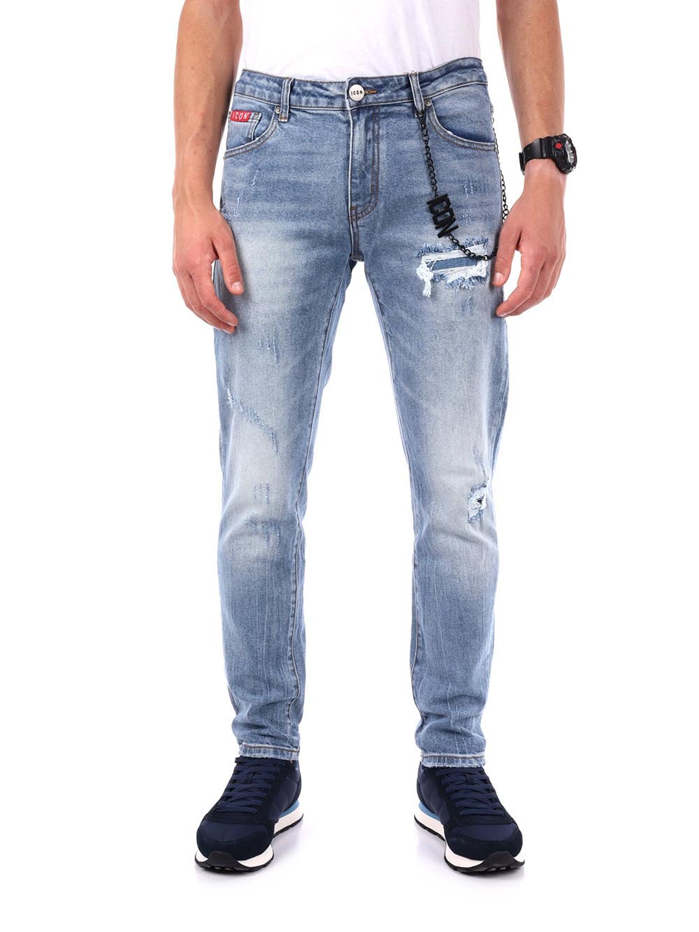 ICON Jeans Uomo Icuf2w6d012 Chiaro