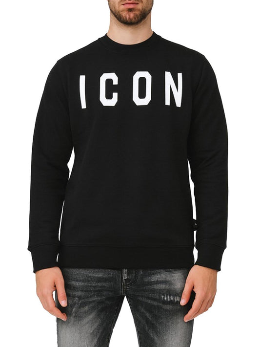 ICON Felpa Uomo Icuf2w6f001 Nero