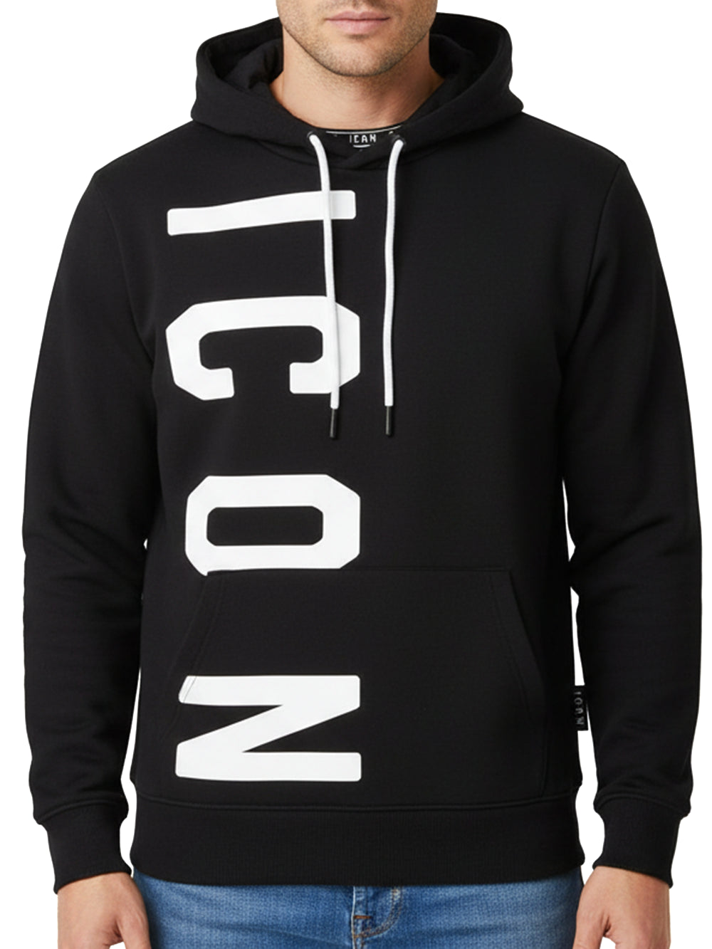 ICON Felpa Uomo Icuf2w6f003 Nero