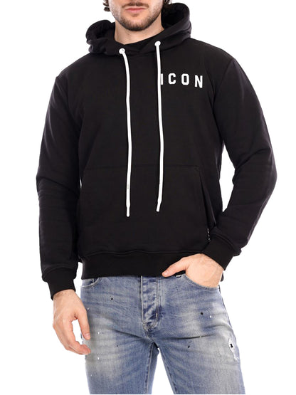 ICON Felpa Uomo Icuf2w6f008 Nero
