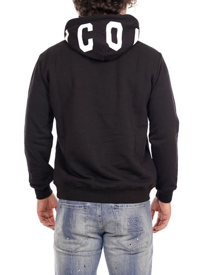 ICON Felpa Uomo Icuf2w6f008 Nero