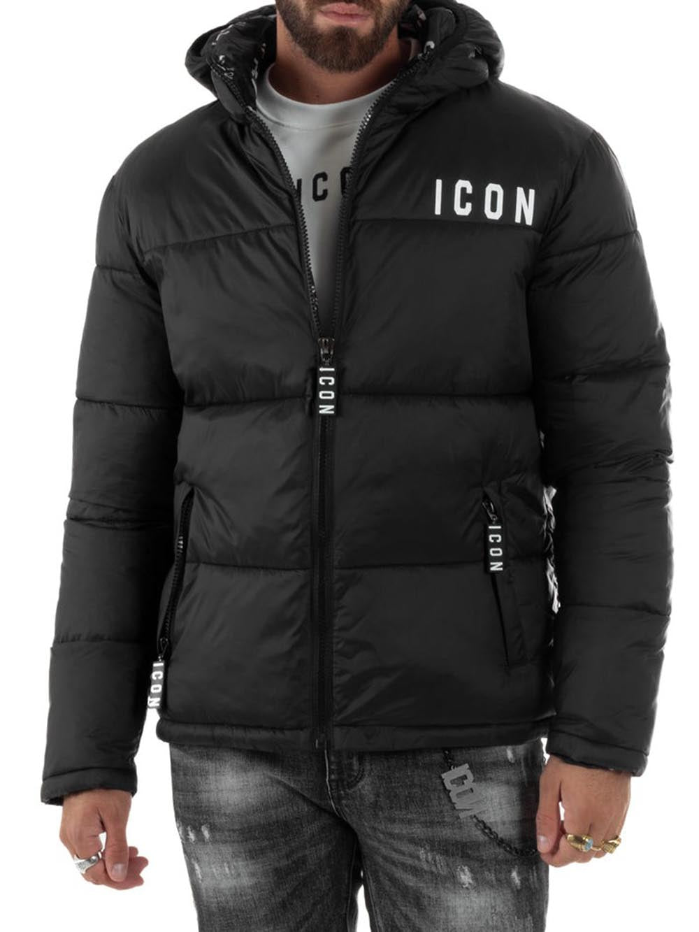 ICON Giubbino Uomo Icuf2w6j014 Nero