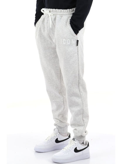 ICON Pantalone Uomo Icuf2w6p003 Grigio melange