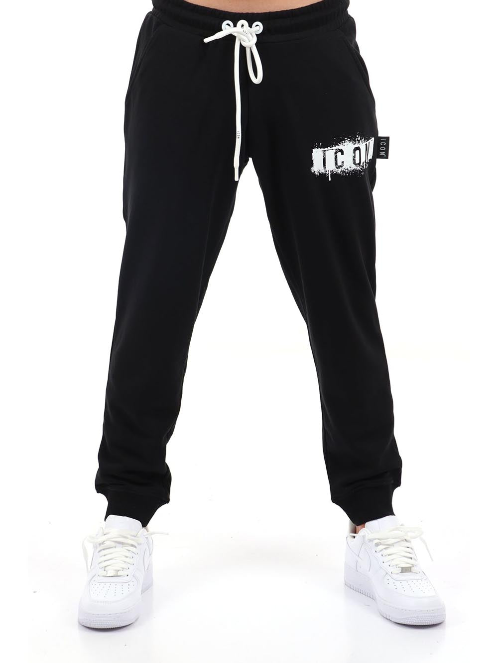 ICON Pantalone Uomo Icuf2w6p005 Nero