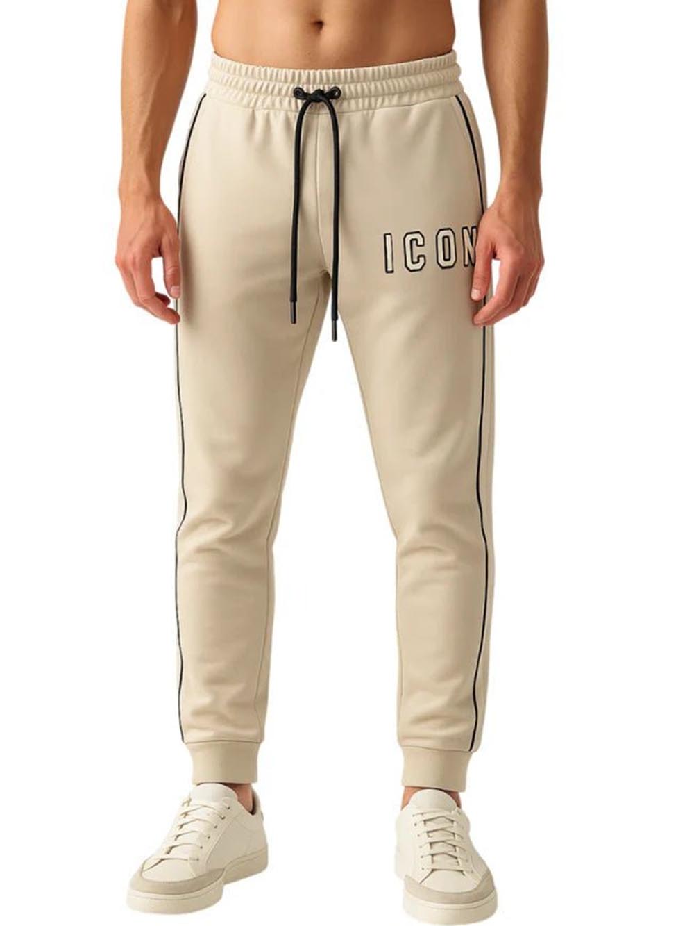 ICON Pantalone Uomo Icuf2w6p013 Avorio