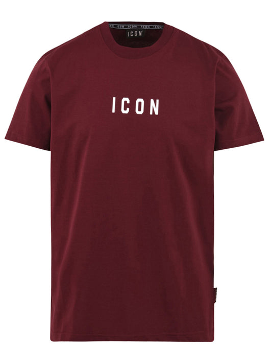 ICON T-shirt Donna Icuf2w6t002 Bordeaux