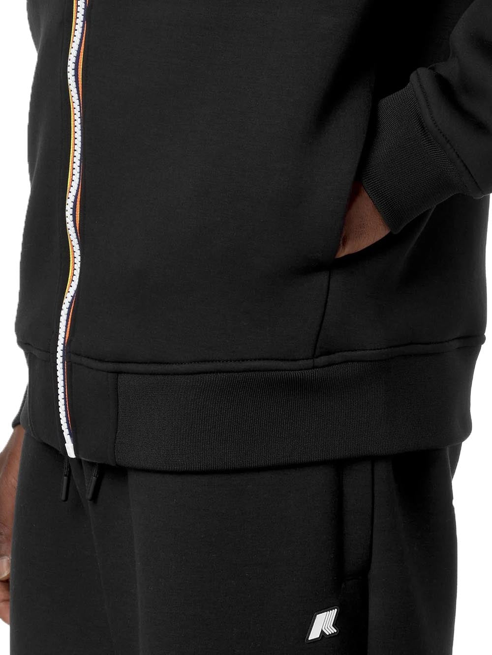 K-Way Felpa Uomo K2141dw Nero