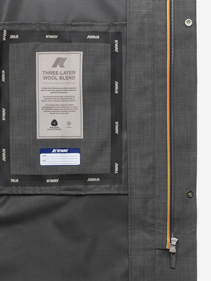 K-Way Giubbino Uomo K21474w Grigio