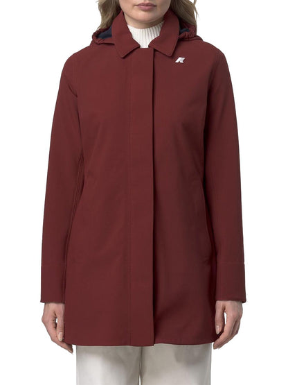 K-Way Giubbino Donna K2148bw Bordeaux/Blu