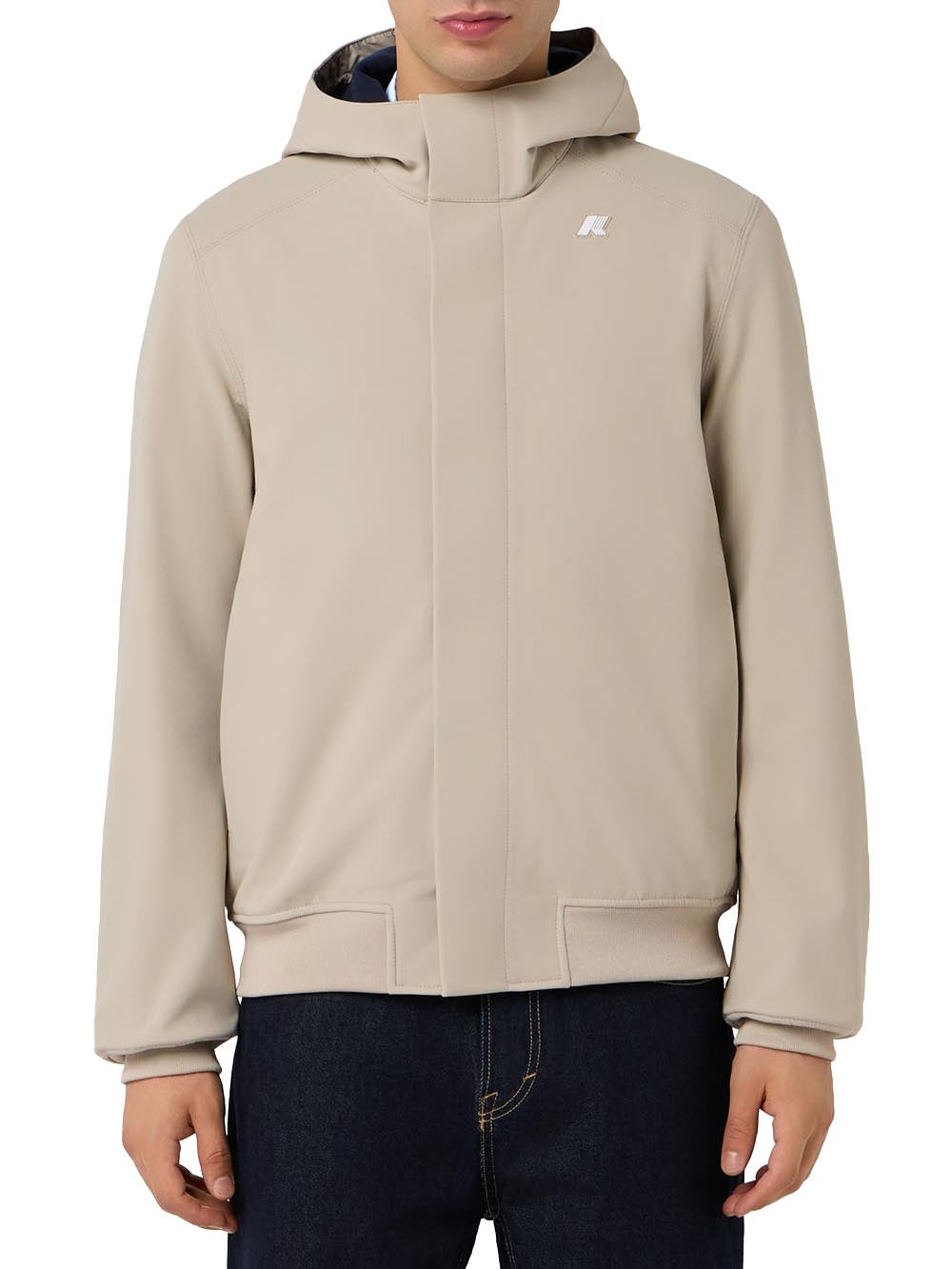 K-Way Giubbino Uomo K3135kw Beige/blu