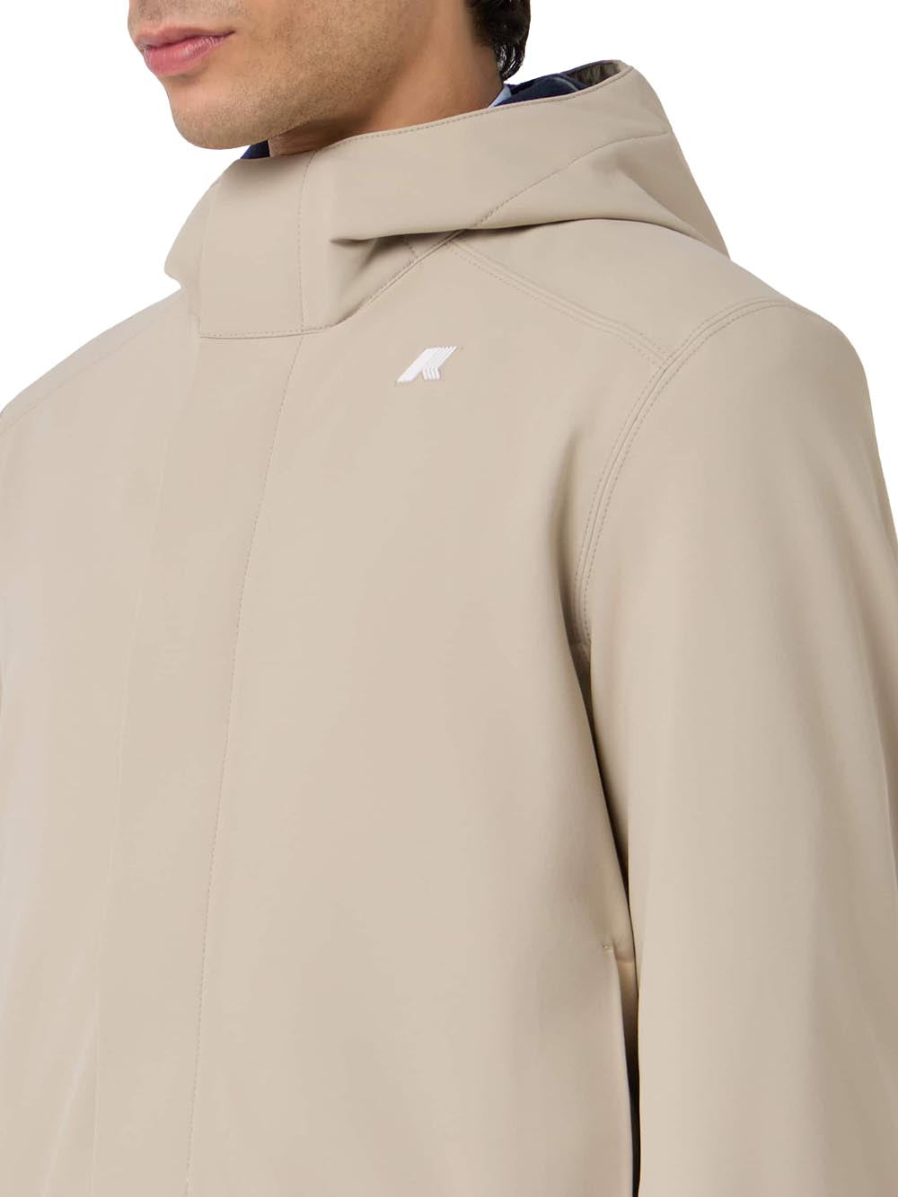 K-Way Giubbino Uomo K3135kw Beige/blu