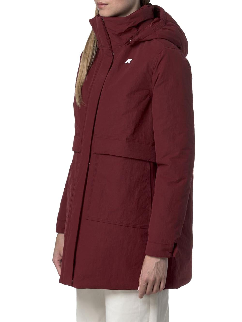 K-Way Giubbino Donna K41461w Bordeaux