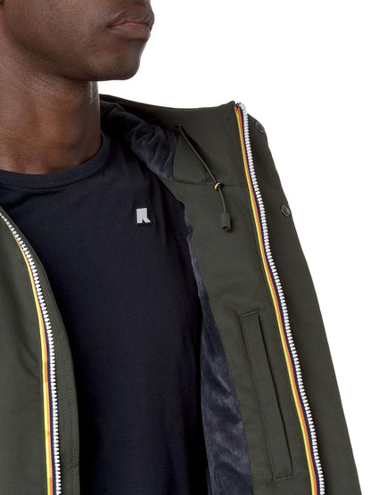 K-Way Giubbino Uomo K8133dw Verde/blu