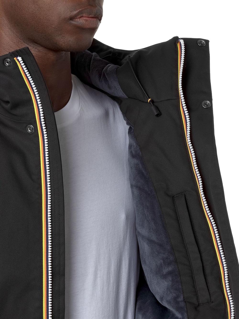 K-Way Giubbino Uomo K8133dw Nero/blu