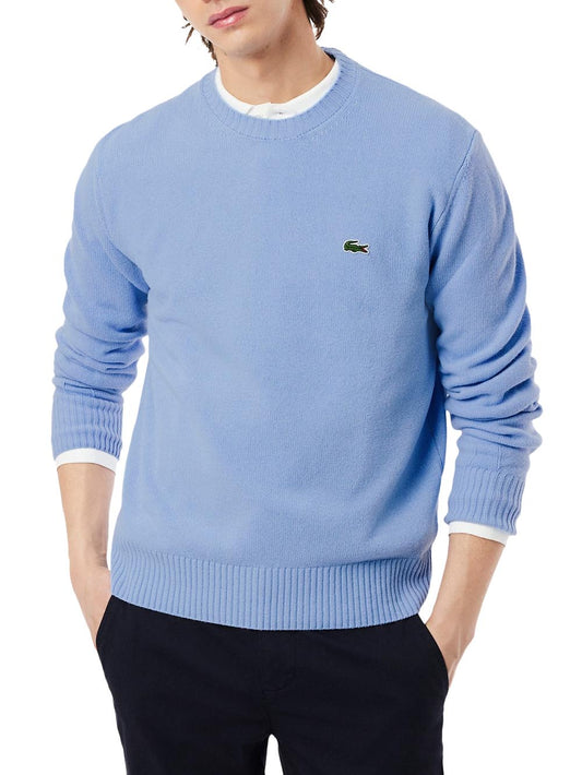 Lacoste Pullover Uomo Ah2916 Celeste